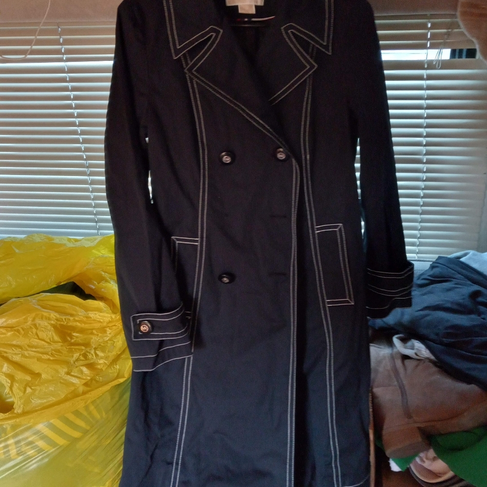 Michael Kors Lightweight Black Trench
